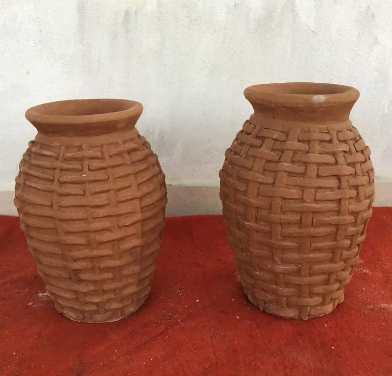 terracotta home decor pots combo
