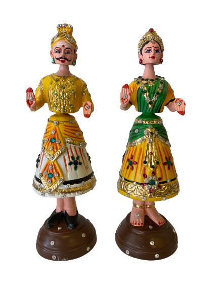 Thanjavur Royal Couple Dolls